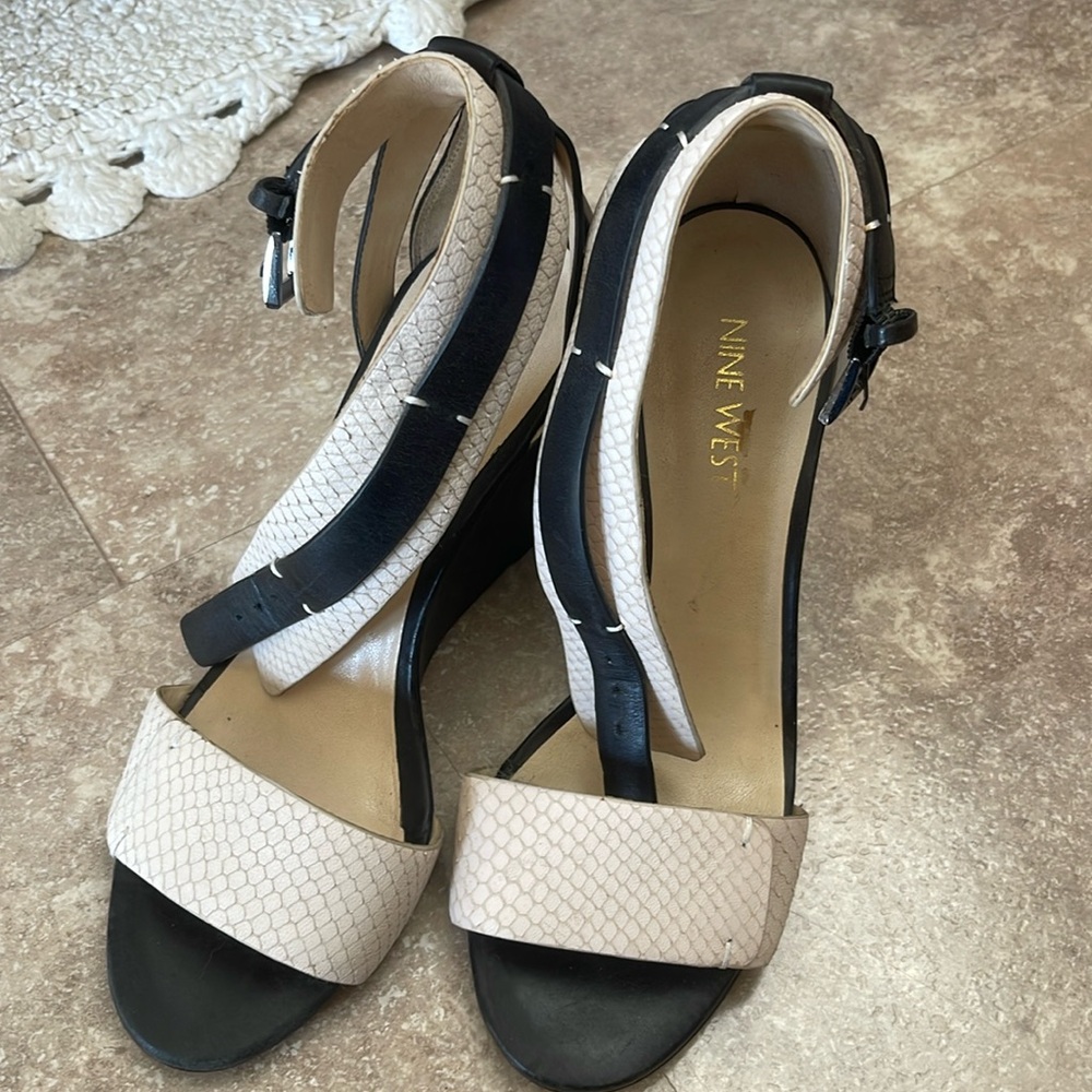3 inch high heel sandals! Very comfortable and very sheek!
